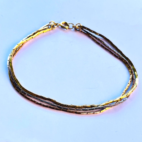 Cobra chain link bracelet with - bracelet,