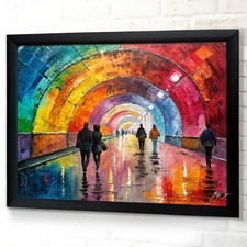 Underground Station Wall Oil