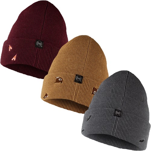 Buff kids knitted warm winter - buff,