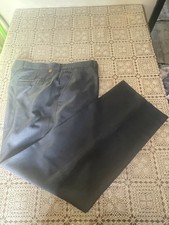 Farah Slacks Airforce blue Casual Vintage Slant Pocket W40,L29 Trousers Mod 