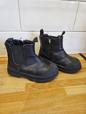 Girls toddler black zipped