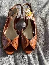 Pair tan next ladies slingback