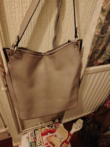 Large bucket style grey tote - a,