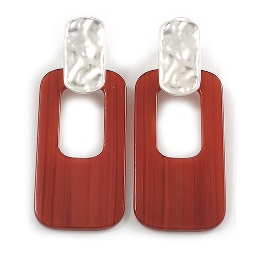 Statement maroon acrylic - maroon,