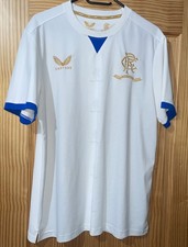 Glasgow Rangers Castore Large Short Sleeve Training white Top 150 Season 2021/22