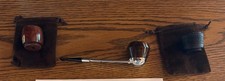 Vintage Dr. Grabow Viking USA Aluminum Stem Estate w/ 3 Bowl Attachments