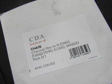 Filters for CDA CCA52WH Cooker