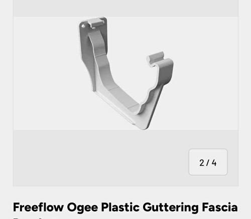 Grey freeflow ogee - ogee, 115mm