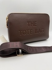 Coffee Brown Triple Zip Tote