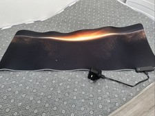 7 Colour Led Gaming Mousepad Mat Anti- Slip Rubber Computer Laptop 30cm/ 80cm