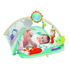 Clementoni Baby Soft Activity Gym 0m+ Play Mat with Toys & Arch – 17247