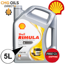 SHELL RIMULA R4 X 15W-40  HEAVY DUTY DIESEL TRUCK ENGINE OIL - 5L