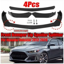 Glossy Black Front Bumper Chin Lip Splitter Lower Spoiler For Saab 9-3 2003-2011