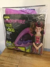  Inflatable Halloween Bat Wings Battery Pack Dress up Supplies Clothing Costume