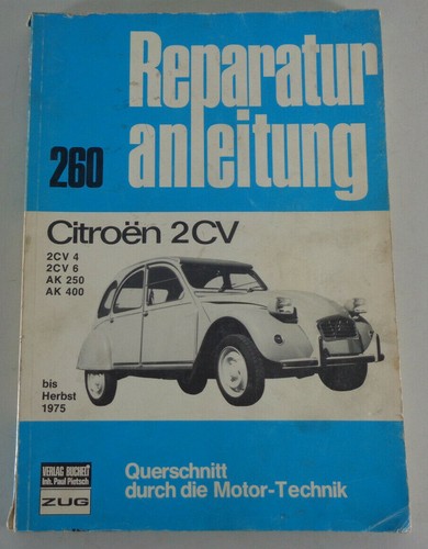 Repair manual citroen - manual, 2cv4