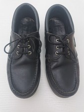 Petasil Rocky Black Moccasin School Shoe - UK 6 / EU 39