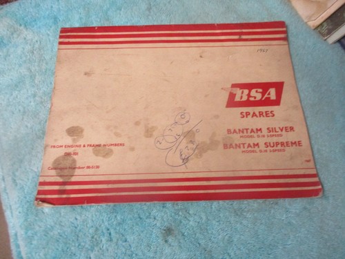 Bsa bantam d10 175cc spare - bsa, bantam,d10,