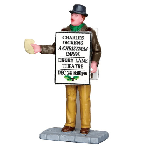 Lemax sandwich board man - sandwich,