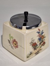 Vintage antique jam jar parrot - jar,