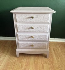 Stag Minstrel Bedside Table 4 Drawer