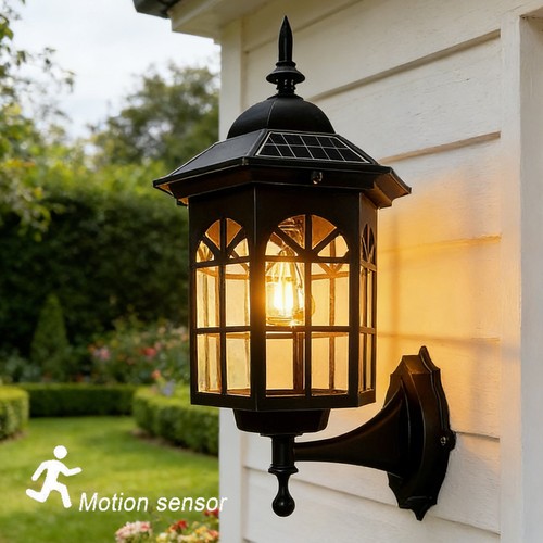 Solar wall light outdoor - wall,