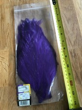 WAPSI DYED PURPLE COCK CAPE