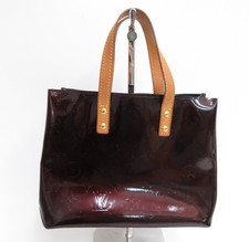 Authentic Louis Vuitton Monogram Reade PM Vernis Leather Tote Bag Handbag #42216