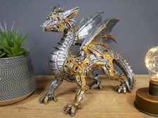 Steampunk dragon home - dragon, decor
