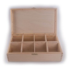 Plain Wooden Storage Box With