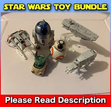 Star Wars Toy Bundle BB8, R2D2 Figures + Hot Wheels ATAT, The Child +More #ST901