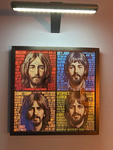Handmade beatles typography - handmade,