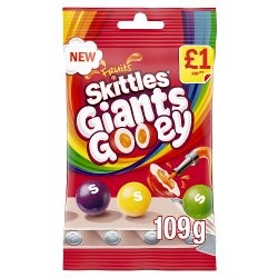 Skittles giants gooey vegan - skittles,