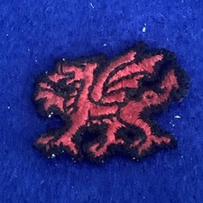 Welsh Dragon Cloth Badge Plaid Cymru Wales