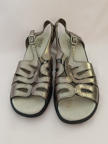 Hotter crystal leather sandals - leather,