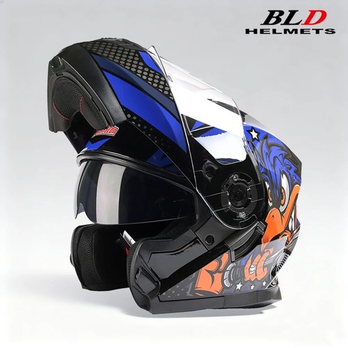 Flip motorcycle helmet ece - up,