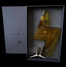 Tesla Gold Glass Decanter And