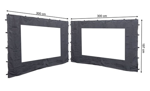Side panels with window - panels, pe