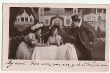 1908 postcard Franco-British Exhibition White City London