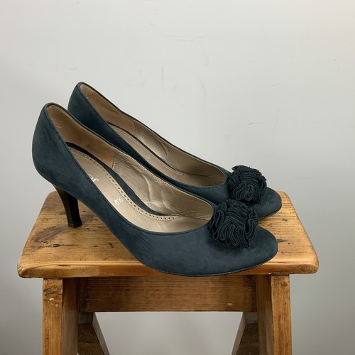 Gabor deep turquoise suede - suede, mid