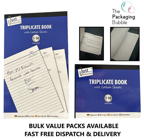 Triplicate book receipts - book,