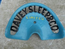 TRACTOR IMPLEMENT SEAT VINTAGE MAN CAVE COLLECTIBLE DAVEY SLEEP & CO  RARE