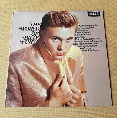 Billy fury the world lp - fury, of..