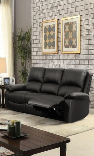 Reclining faux leather - faux, 3