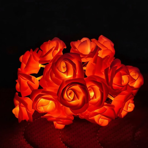 Rose flower led string - flower, light