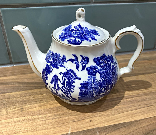 Sadler willow blue - willow, white
