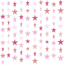 Glitter Star Garland Banner