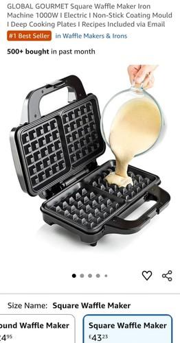 Global gourmet square - square, waffle