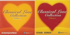 CLASSICAL LOVE COLLECTION - 2 DISCS - SUNDAY EXPRESS PROMO MUSIC CD