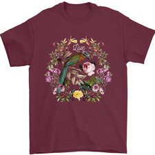 A Bird and Flower Wreath Mens