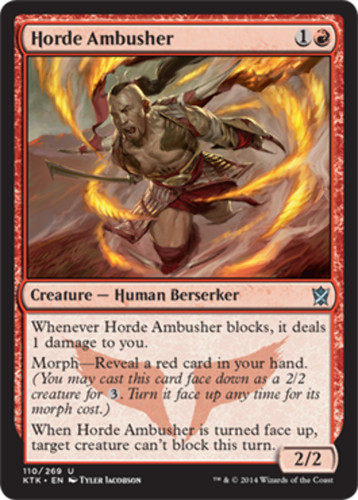 Horde ambusher khans tarkir - ambusher,